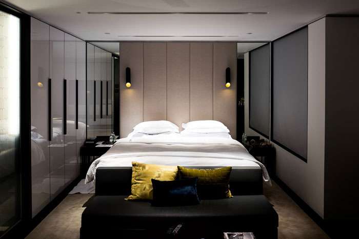 DECORACIÓN DE ILUMINACIÓN DEL DORMITORIO